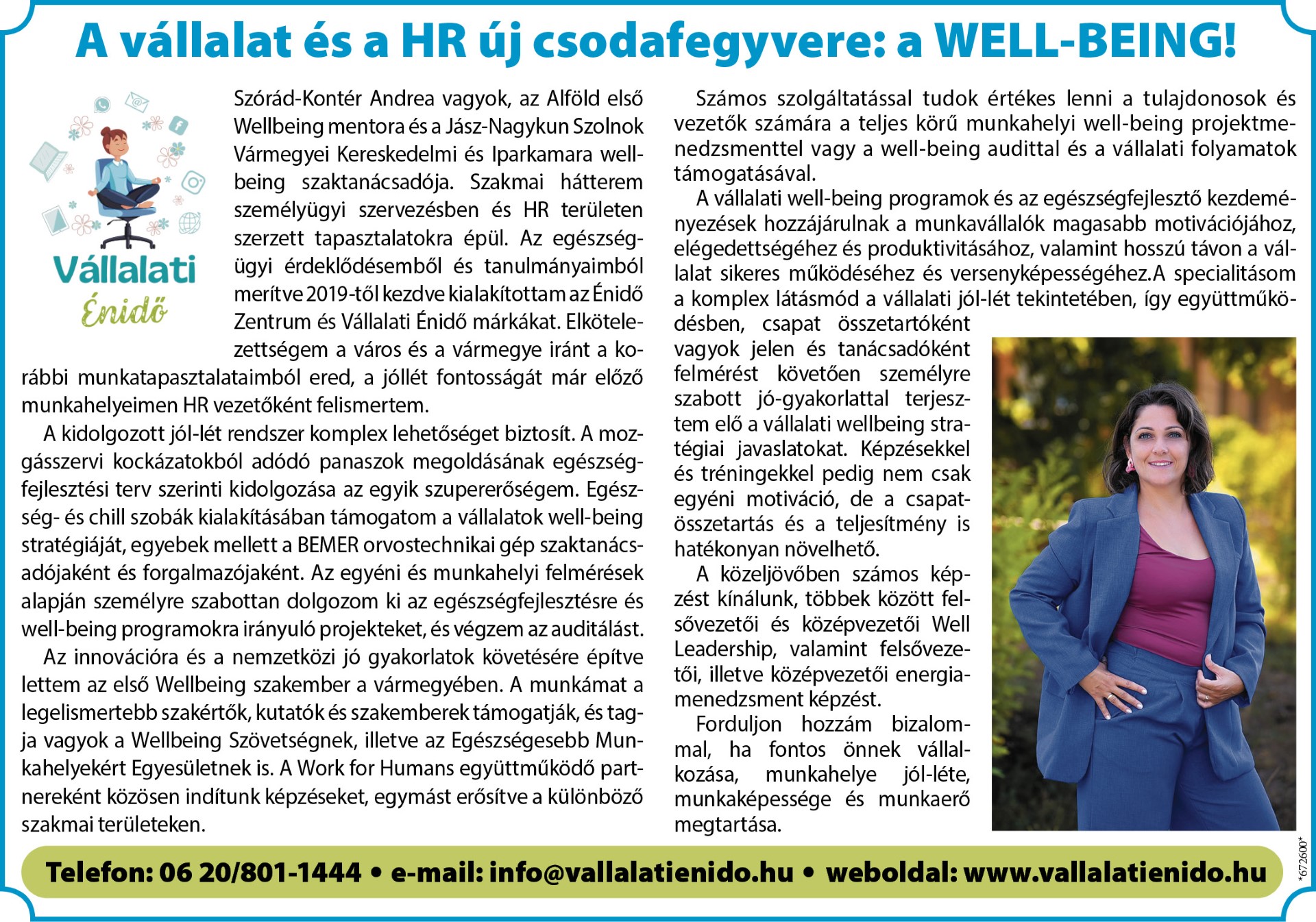 A vállalatok és a HR új csodafegyvere: a WELL-BEING!